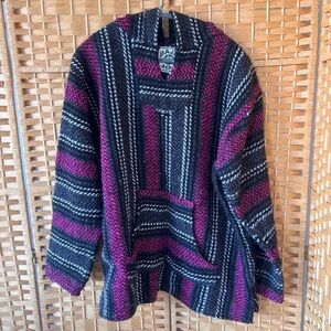 Striped Baja Joe Smock Hoodie